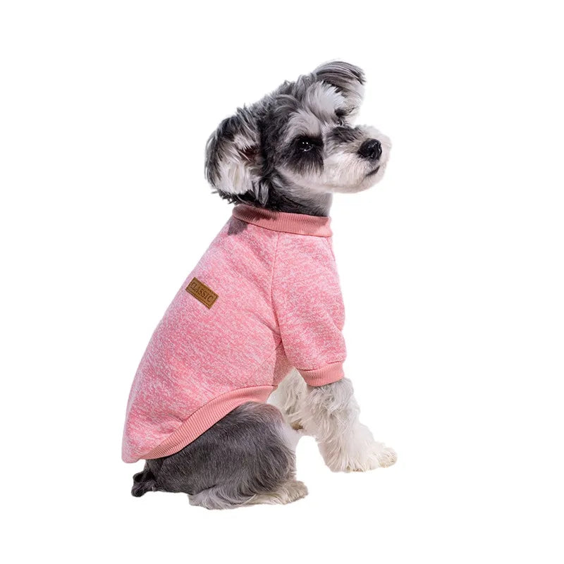 Puppy Cat Jacket Winter Warm Dog Clothes for Small Dogs Chihuahua Coat Schnauzer Pug Clothing Sweatshirts Casual Pet Costumes