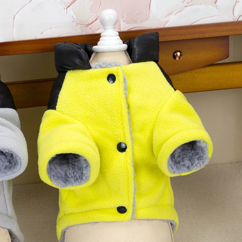 Dog Cat Jacket Coat Winter Clothes for French Bulldog Chihuahua Apparels Warm Fleece Puppy Clothing Yorkies Poodle Pet Costumes