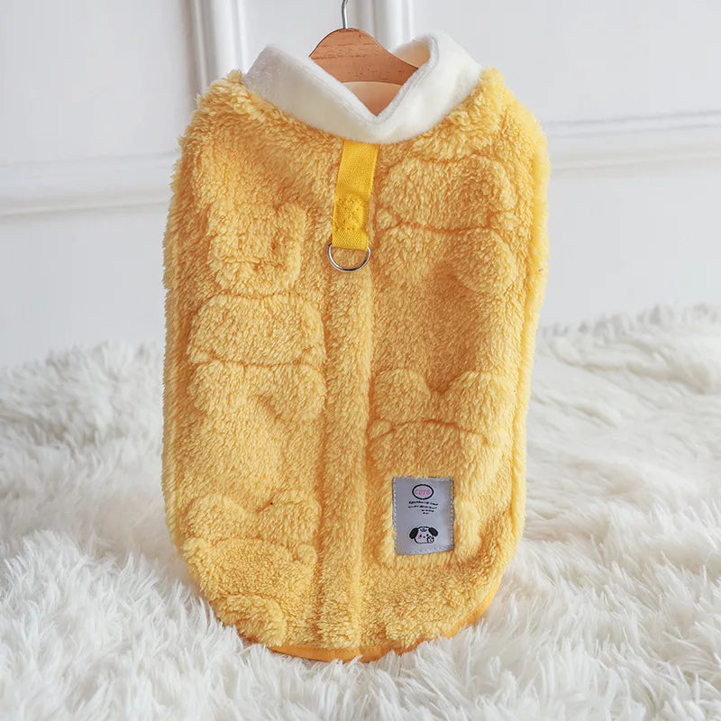 Winter Warm Dog Vest Clothes Comfor Soft Plush Dogs Cat Sweater for Maltese Yorkies Clothing Poodle Chihuahua Apparel Puppy Coat