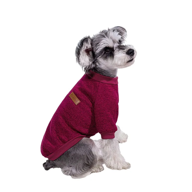 Puppy Cat Jacket Winter Warm Dog Clothes for Small Dogs Chihuahua Coat Schnauzer Pug Clothing Sweatshirts Casual Pet Costumes