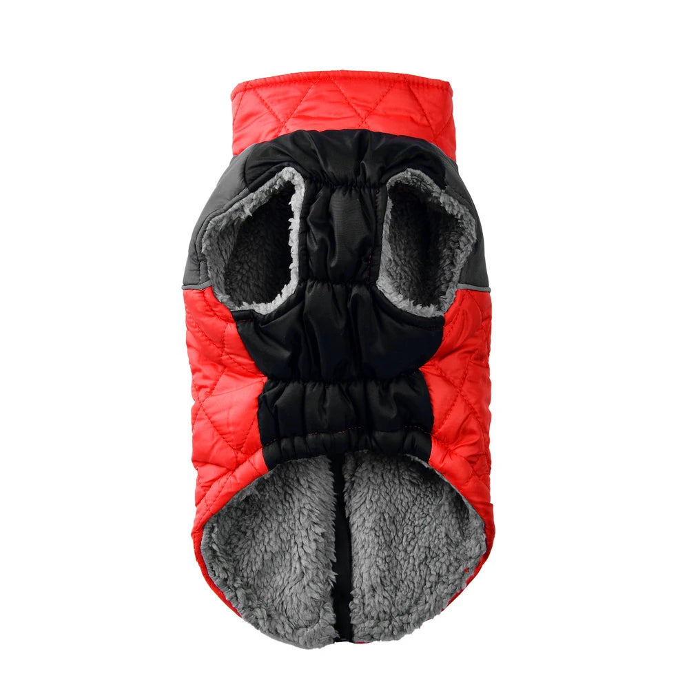 Dog Clothes Winter Warm Fleece Jacket For Small Dogs Outdoor Reflective Puppy Coat With Zipper Cat Vest Chihuahua Pet Apparel