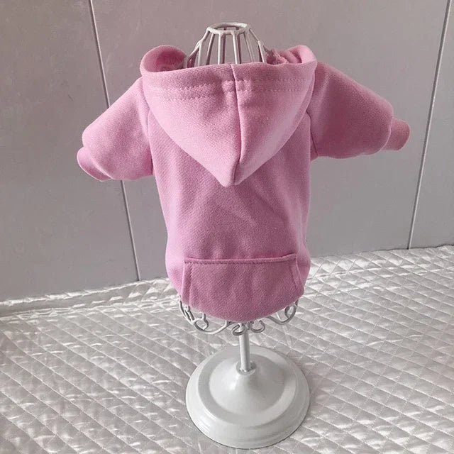 Cozy Pet Clothes with Pocket Dog Hoodies For Small Dogs Pets Clothing All Season Knit Cat Clothes Pet Apparel